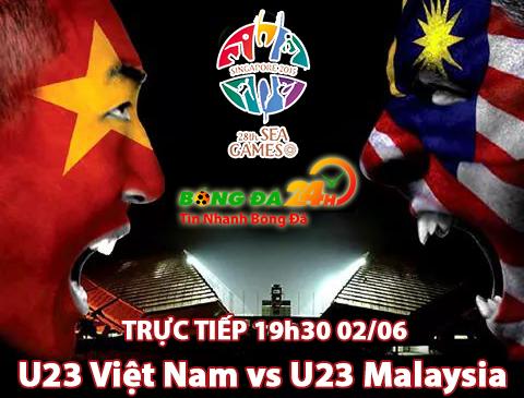 TRUC TIEP U23 Viet Nam vs U23 Malaysia 19h30 ngay 26 vong bang mon bong da nam Seagame 28 hinh anh