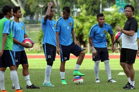 U23 Malaysia len phuong an doi pho U23 Viet Nam