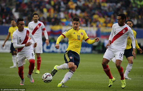 Truc tiep bong da Copa America 2015 Colombia vs Peru 02h00 ngay 226 hinh anh 2