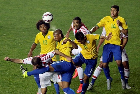Brazil bị loại khỏi tứ kết Copa America 2015 vì hèn nhát hình ảnh