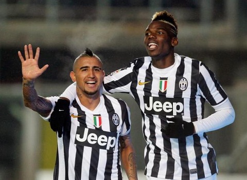 Juventus khong co y dinh ban Vidal va Pogba hinh anh