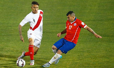 Tran Chile vs Peru da dien ra rat hap dan.