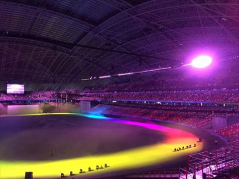 Le khai mac SEA Games 28 Singapore pho dien su giau co hinh anh