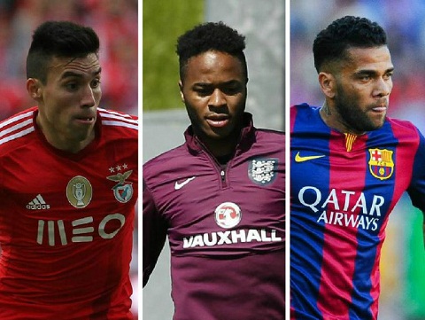 Lộ diện 3 mục tiêu lớn nhất của M.U ở hè 2015