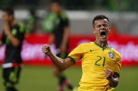 Video clip ban thang Brazil 2-0 Mexico (Giao huu quoc te) hinh anh