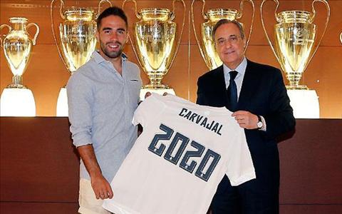 CHÍNH THỨC: Real trói chân Carvajal tới năm 2020