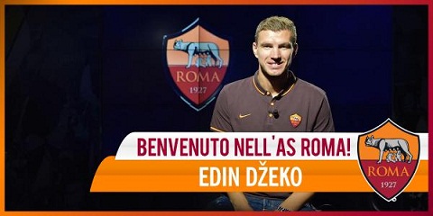 TIN CHÍNH THỨC: Edin Dzeko cập bến AS Roma!