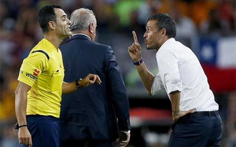 Luis Enrique đổ thừa trận hòa của Barca trước Bilbao lên đầu trọng tài