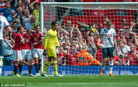 Tân binh hàng thủ thi đấu lên đồng, Man Utd khởi đầu mùa giải 2015-2016 thót tim