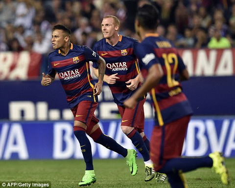 Tam tấu M-S-N lại chung tay đưa Barca vượt ải Atletico đại thành công