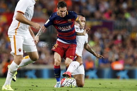 Tran Roma vs Barca 1h45 ngay 179 vong bang Champions League 20152016 hinh anh