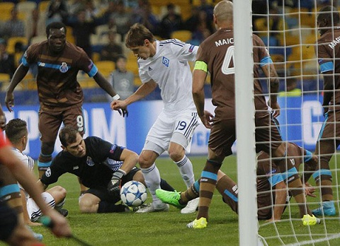 Dynamo Kiev 2-2 Porto Casillas di vao lich su Champions League hinh anh