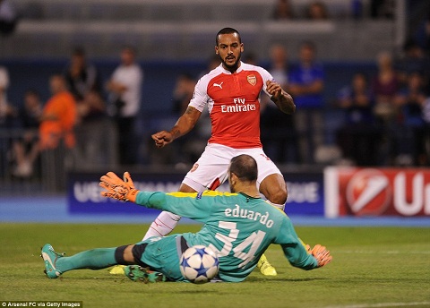 Để Walcott dự bị là sai lầm của Wenger