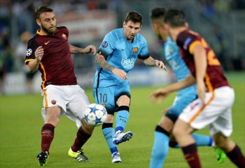 Ngôi sao Lionel Messi vô duyên ra sao ở trận Roma 1-1 Barca