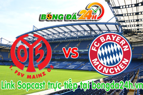 Link sopcast Mainz 05 vs Bayern Munich (20h30-2609) hinh anh