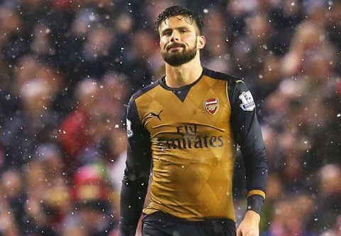 Giroud tiếc nuối vì Arsenal bị Liverpool cầm hòa vào phút chót