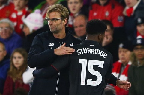 Jurgen Klopp chốt tương lai của Sturridge tại Liverpool