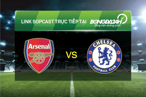 Link sopcast xem trực tiếp Arsenal vs Chelsea (23h00-24/01)