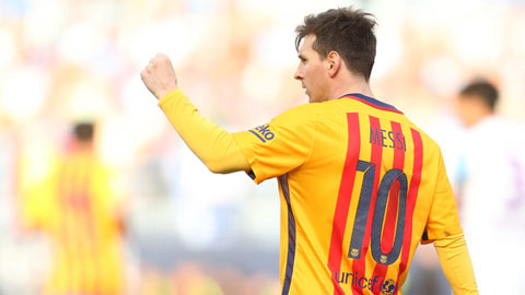 Messi da toa sang trong tran dau voi Malaga