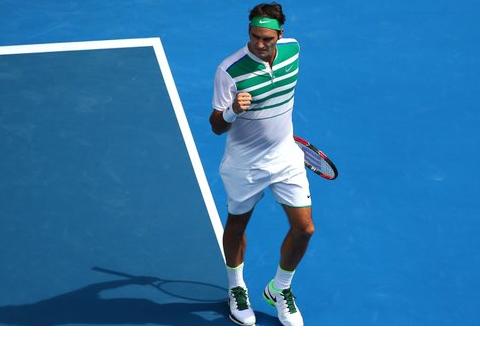 tructiep quan vot-Roger Federer 3-0 Tomas Berdych (7-6 (4), 6-2, 6-4): Tàu tốc hành vào bán kết Grand Slam lần thứ 39! 