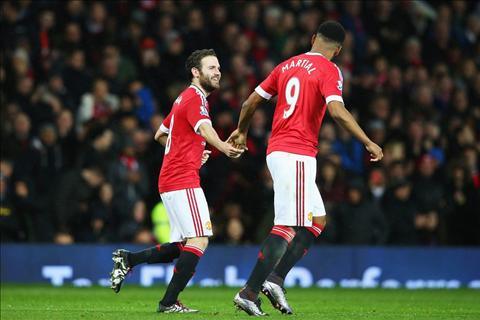 Mata “ngả mũ” trước những màn trình diễn của Martial