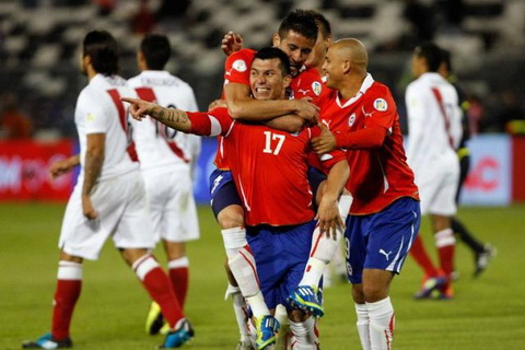 Nhận định Chile vs Peru 06h30 ngày 12/10 (VL World Cup 2018)