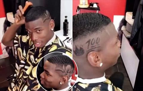 Paul Pogba hào hứng khoe 2 biểu tượng mới trên đầu
