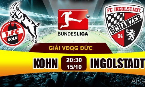 Nhan dinh Cologne vs Ingolstadt 20h30 ngay 1510 (Bundesliga 201617) hinh anh