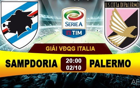 Nhan dinh Sampdoria vs Palermo 20h00 ngay 210 (Serie A 201617) hinh anh