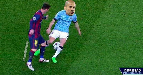 Messi khien Pep Guardiola va Man City be mat.