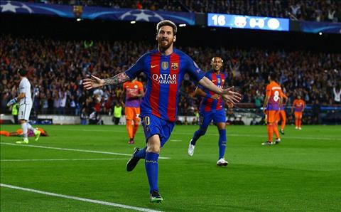 HLV Enrique khen Messi hay nhat the gioi sau tran thang Man City hinh anh