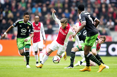 Nhan dinh Feyenoord vs Ajax 19h30 ngay 2310 (VDQG Ha Lan 201617) hinh anh