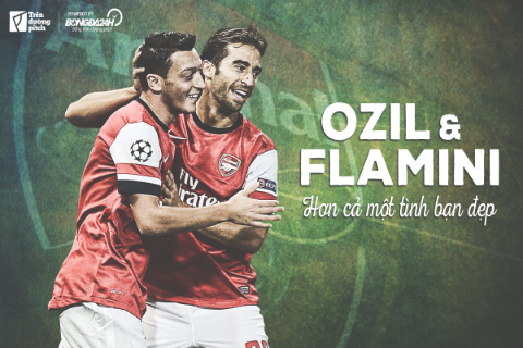 Mesut Ozil và Mathieu Flamini: Hơn cả một tình bạn đẹp