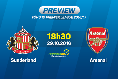 Sunderland vs Arsenal (18h30 ngày 29/10): Tham vọng Pháo thủ đến đâu?