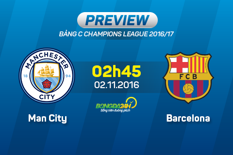 Man City vs Barca (2h45 ngày 2/11): Khi cảm hứng trở lại với thầy trò Pep…