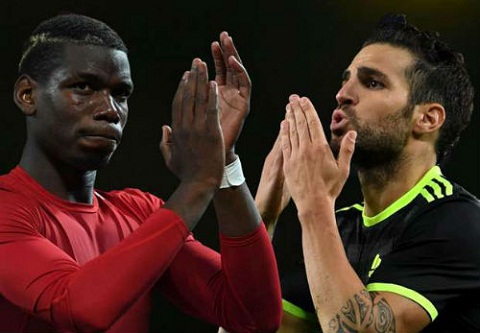 Fabregas kết hợp Paul Pogba: Tại sao không?