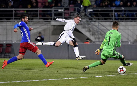 Tổng hợp: Liechtenstein 0-4 Italia (Vòng loại World Cup 2018)