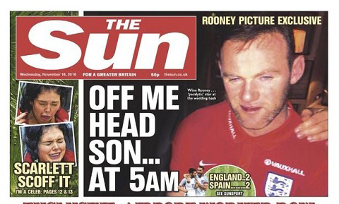 Rooney xin loi vi scandal say xin, cap ke gai la hinh anh