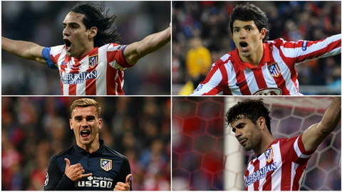 Griezmann lọt top 10 chân sút vĩ đại của Atletico tại Champions League