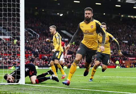 Oliver Giroud - Siêu dự bị đích thực tại Arsenal