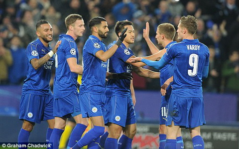 Leicester 2-1 Club Brugge Vua nuoc Anh nhe nhang qua vong bang Champions League hinh anh