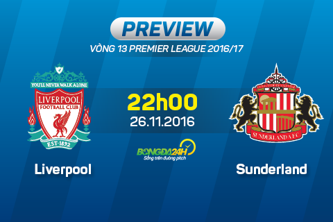 Liverpool vs Sunderland (22h ngày 26/11): Xe bus 2 tầng liệu đã đủ?
