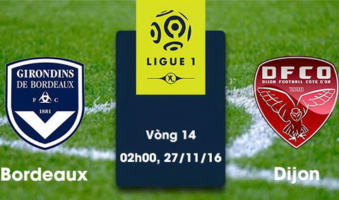 Nhan dinh Bordeaux vs Dijon 02h00 ngay 2711 (Ligue 1 201617) hinh anh