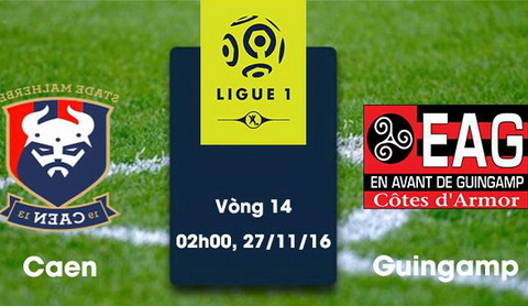 Nhan dinh Caen vs Guingamp 02h00 ngay 2711 (Ligue 1 201617) hinh anh