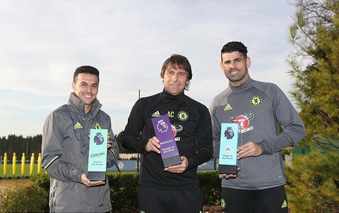 Thầy trò nhà Chelsea độc bá giải thưởng Premier League tháng 11