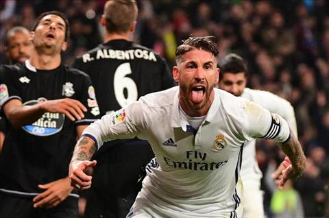 Doi thu Real Madrid phat cau thu neu de Sergio Ramos ghi ban hinh anh