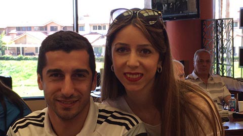 Tiền vệ Mkhitaryan tài năng nhưng… nhát gái