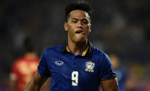 Chatthong ghi dau an trong tran chung ket luot ve. Anh: AFFSuzukiCup2016.