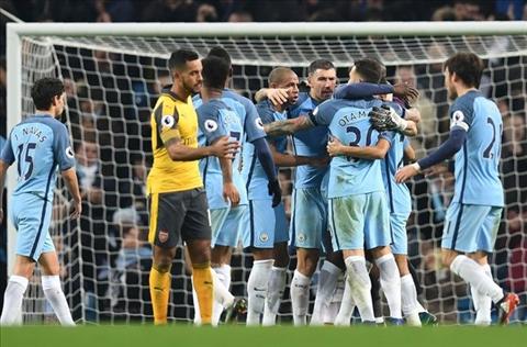 Man City 2-1 Arsenal: Pháo thủ “chết” vì quá bị động