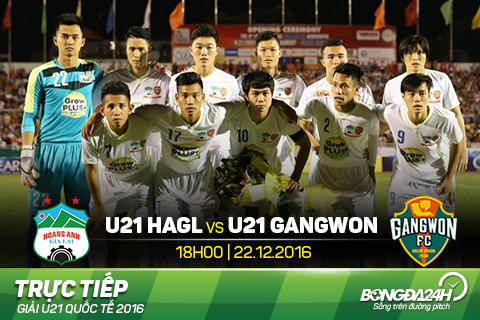 U21 HAGL vs U18 Gangwon (18h00 2212) Go gac the dien hinh anh
